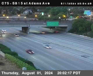 SB 15 at Adams Ave (On Ramp)