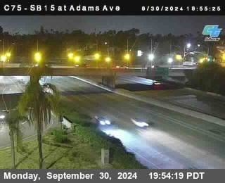 SB 15 at Adams Ave (On Ramp)