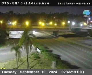 SB 15 at Adams Ave (On Ramp)