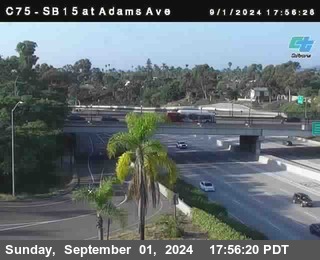 SB 15 at Adams Ave (On Ramp)