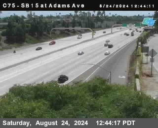 SB 15 at Adams Ave (On Ramp)