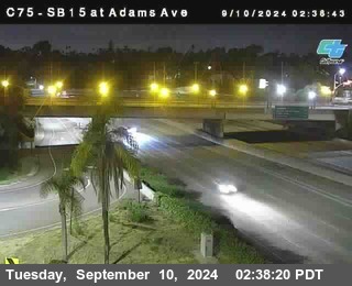 SB 15 at Adams Ave (On Ramp)