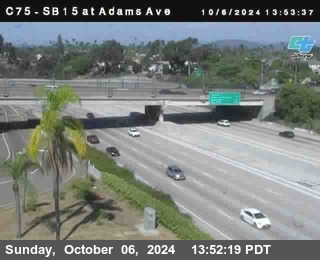 SB 15 at Adams Ave (On Ramp)