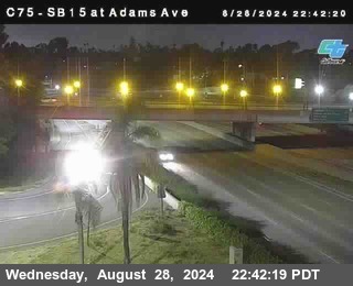 SB 15 at Adams Ave (On Ramp)