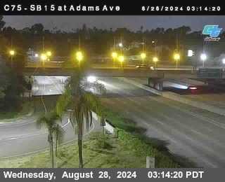 SB 15 at Adams Ave (On Ramp)