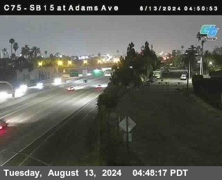 SB 15 at Adams Ave (On Ramp)