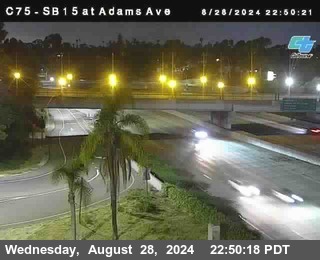 SB 15 at Adams Ave (On Ramp)