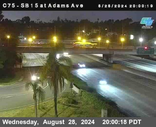 SB 15 at Adams Ave (On Ramp)