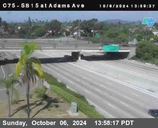 SB 15 at Adams Ave (On Ramp)