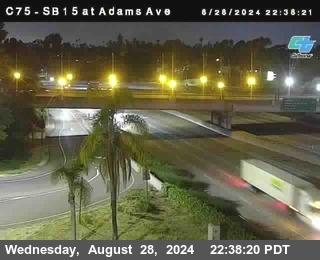 SB 15 at Adams Ave (On Ramp)