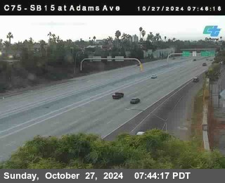 SB 15 at Adams Ave (On Ramp)