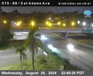 SB 15 at Adams Ave (On Ramp)