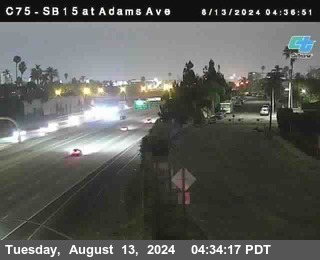 SB 15 at Adams Ave (On Ramp)