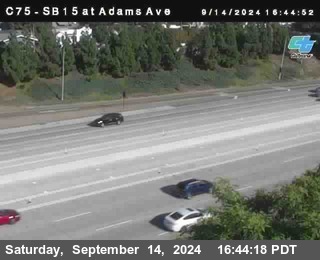 SB 15 at Adams Ave (On Ramp)