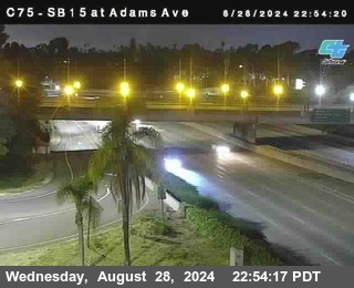 SB 15 at Adams Ave (On Ramp)