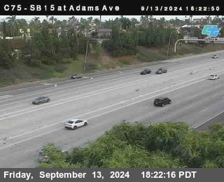 SB 15 at Adams Ave (On Ramp)