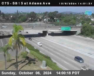 SB 15 at Adams Ave (On Ramp)