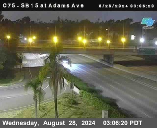 SB 15 at Adams Ave (On Ramp)