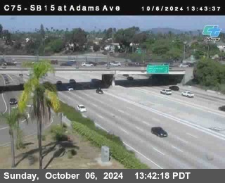 SB 15 at Adams Ave (On Ramp)