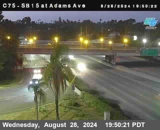 SB 15 at Adams Ave (On Ramp)