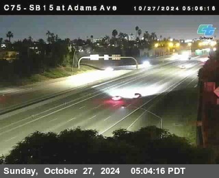 SB 15 at Adams Ave (On Ramp)