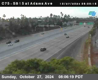 SB 15 at Adams Ave (On Ramp)