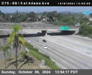 SB 15 at Adams Ave (On Ramp)