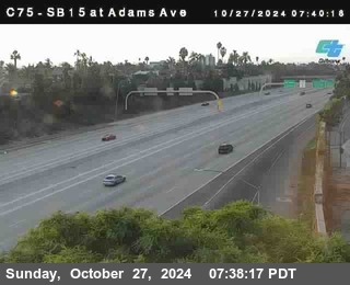 SB 15 at Adams Ave (On Ramp)