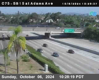 SB 15 at Adams Ave (On Ramp)