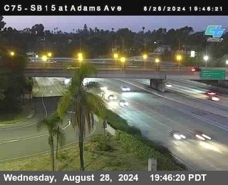 SB 15 at Adams Ave (On Ramp)