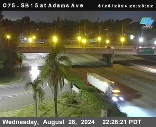 SB 15 at Adams Ave (On Ramp)