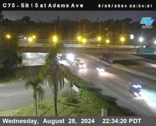 SB 15 at Adams Ave (On Ramp)