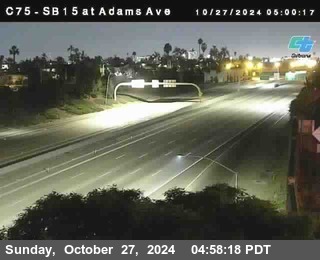 SB 15 at Adams Ave (On Ramp)