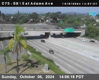 SB 15 at Adams Ave (On Ramp)