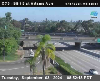 SB 15 at Adams Ave (On Ramp)