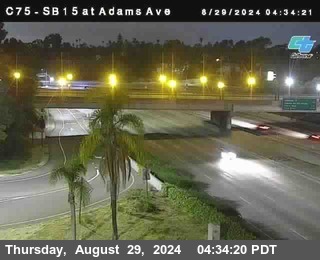 SB 15 at Adams Ave (On Ramp)