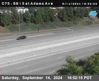 SB 15 at Adams Ave (On Ramp)