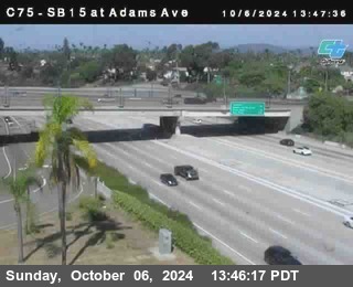 SB 15 at Adams Ave (On Ramp)