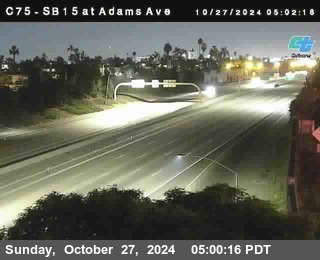 SB 15 at Adams Ave (On Ramp)