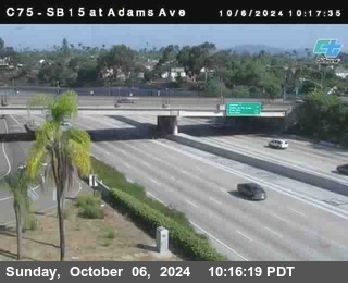 SB 15 at Adams Ave (On Ramp)