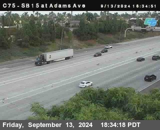 SB 15 at Adams Ave (On Ramp)