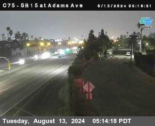 SB 15 at Adams Ave (On Ramp)