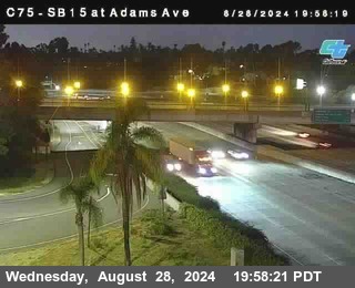 SB 15 at Adams Ave (On Ramp)