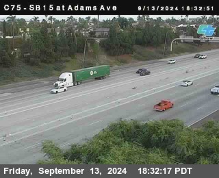 SB 15 at Adams Ave (On Ramp)