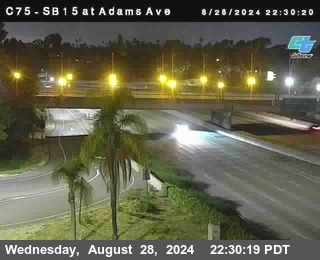 SB 15 at Adams Ave (On Ramp)