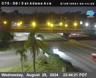 SB 15 at Adams Ave (On Ramp)