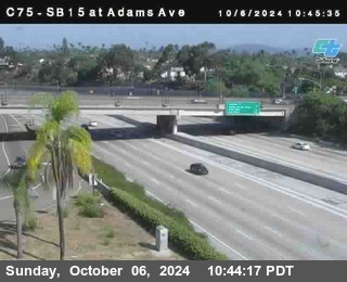 SB 15 at Adams Ave (On Ramp)