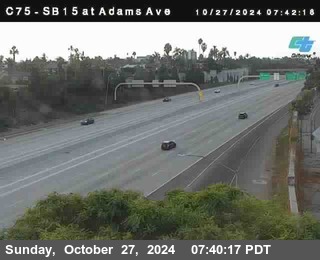 SB 15 at Adams Ave (On Ramp)