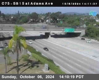 SB 15 at Adams Ave (On Ramp)