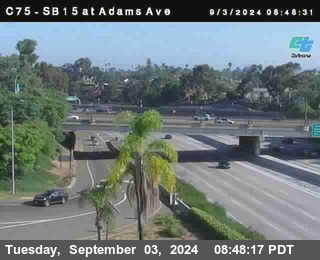 SB 15 at Adams Ave (On Ramp)